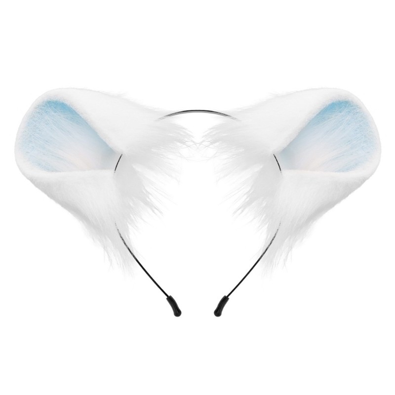 Bầu trời Adorkable Furry Hairband Tai Thỏ Băng Đô Trang Phục Ngọt Ngào Anime