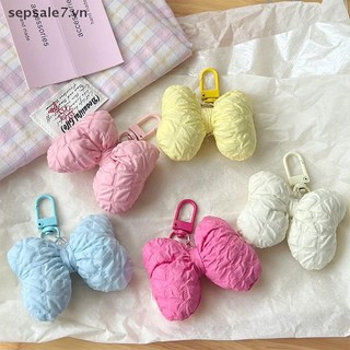 [-d] Móc khóa nơ đơn giản ngọt ngào Móc khóa mặt dây chuyền nơ 3D hợp thời trang dành cho nữ Cô gái Quà tặng trang trí ba lô sáng tạo {vn}