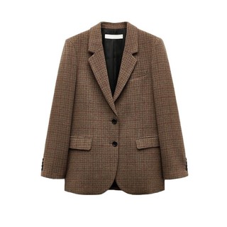 blended check suit jacket 3736260