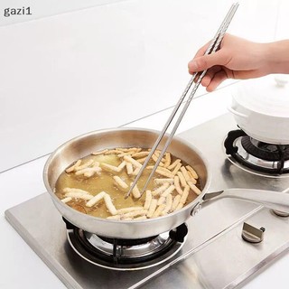 [Gazi1] 1 Đôi Đũa Nấu Ăn Bằng Thép Không Gỉ Đũa Chiên Dài Boutique
