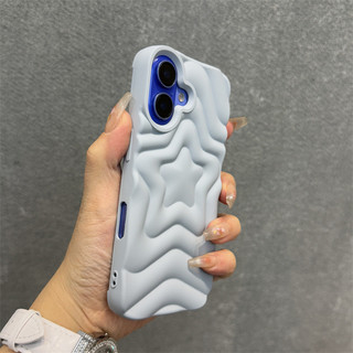 Ốp điện thoại hình ngôi sao năm cánh bằng silicon sang trọng cho iPhone16 Pro Max 15 14 13 Pro Max Bảo vệ Camera chống sốc Ốp lưng mềm chống rơi