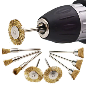 Combo 3 Chổi Đánh Rỉ Sắt Lông Ngựa 3mm Lắp Máy Khoan Mini FE123
