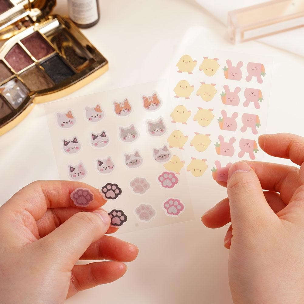 Hoạt Hình Mèo Thỏ Mụn Miếng Dán Dễ Thương Mụn Miếng Dán Làm Đẹp 20 Chiếc V7F9