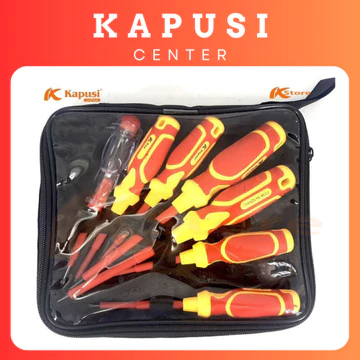 [NEW] BỘ TUA VÍT 7 MÓN KAPUSI BỘ TUỐC NƠ VÍT ĐIỆN, BỘ TUA VÍT ĐIỆN, BỘ TUA VÍT ĐA NĂNG K-9201 - HÀNG CHÍNH HÃNG