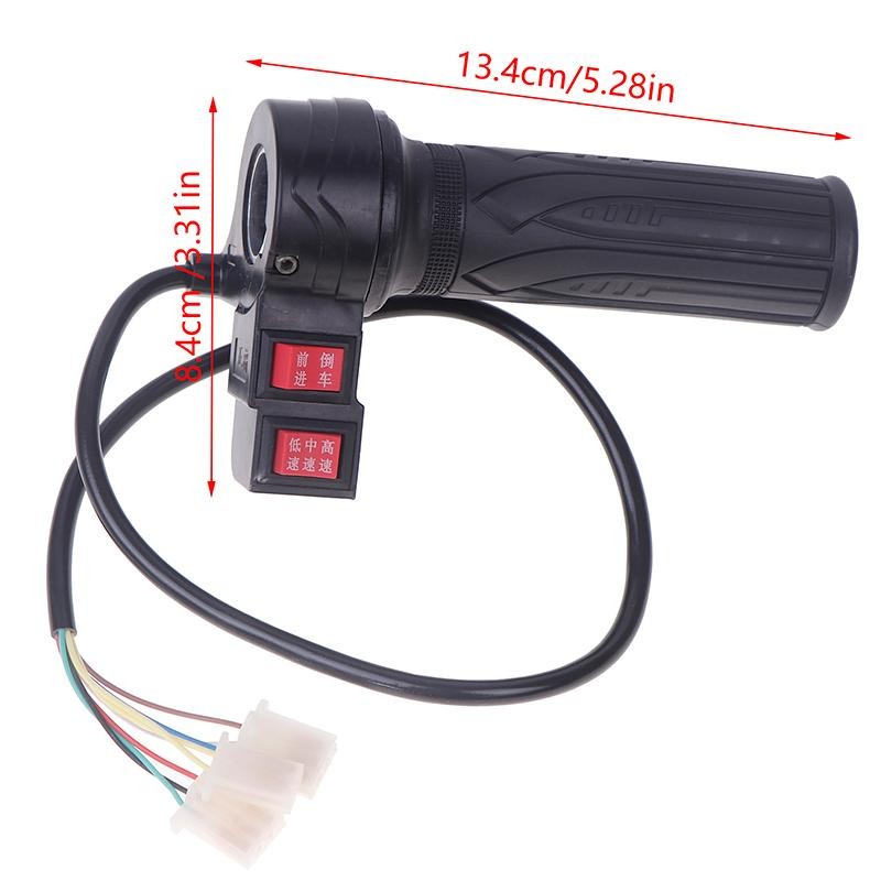 Tmoy Ebike Bộ điều khiển bướm ga xoắn có đẩy về phía trước và ngược Botton Xe đạp điện Điều khiển bướm ga Tay cầm tốc độ Tay cầm TCM