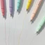 Bộ 6 bút lông kim, bút brush thư pháp lettering MARVY LE PEN 4300-6P màu Pastel, R