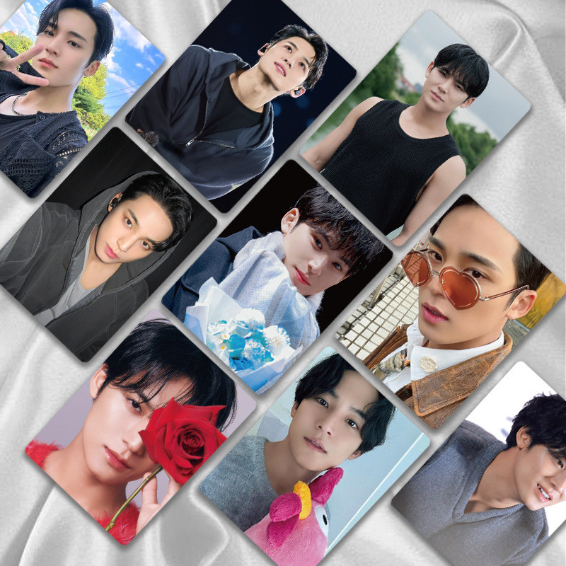 Linxx 50 Chiếc Seventeen Mingyu Holographic Laser Card Kpop Photocards Bưu Thiếp Series