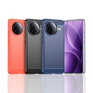 Dành cho Xiaomi Poco F7 Pro Họa tiết chải siêu mỏng Vỏ TPU mềm chống sốc