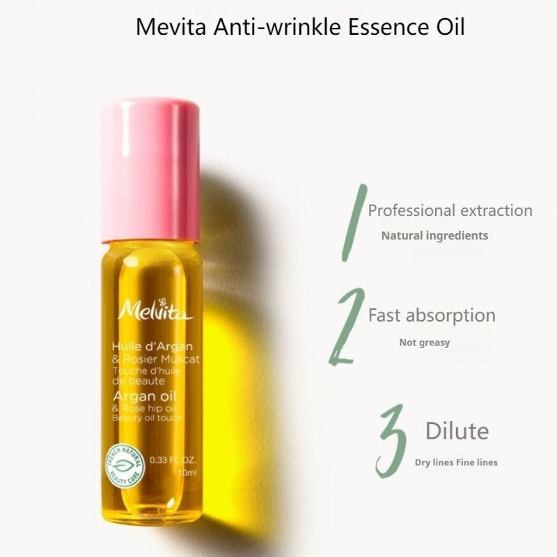 Dầu tinh chất chống nhăn Melvita kết cấu nhẹ 10ml làm sáng đường nhăn quanh mắt M9WW