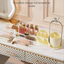 Màn hình mỹ phẩm FAVORITEGOODS, Hộp lưu trữ cọ trang điểm dung lượng lớn đa ngăn, PP di động chống bụi 360° Hộp đựng ngăn kéo xoay Phòng ngủ