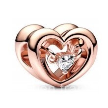 Có hàng [2024 Mẫu mới có sẵn] Vòng tay charm bạc S925 / Charm vòng tay hình trái đào tinh xảo