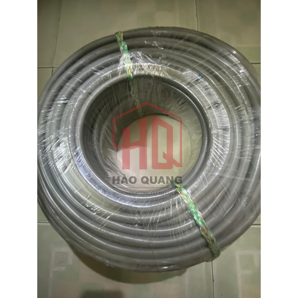 (Mét) Dây Điện Daphaco 3x6.0mm  | Dây 3 Lõi Bọc Xám Chống Cháy – Chịu Tải Cao