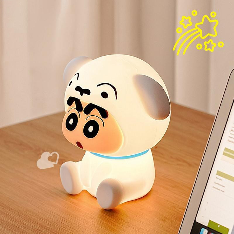 Cảm Ứng Đèn Ngủ Phòng Ngủ Đèn Ngủ Dễ Thương Crayon Shinchan Pat Đèn Để Bàn Trang Trí Trẻ Em Đồ Chơi Sinh Nhật