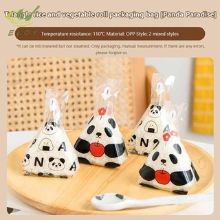 [MAO] 50 Chiếc Túi Bao Bì Dùng Một Lần Gạo Tam Giác Nhật Bản Nori Rong Biển Nori Onigiri Túi Sushi Di Động Bento Phụ Kiện VN