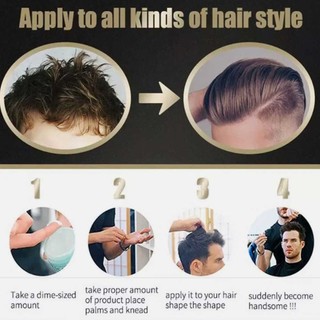 Base Black Hair Clay Moderate Styling Moderate Gloss Simple Natural Effective Fragrance Styling Hair Clay 90ml