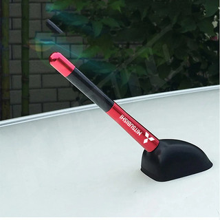Đa Năng 12cm Mitsubishi Xe Ăng Ten Sợi Carbon Radio FM Antena Đen Bộ Cho Ralliart Xforce Mirage G4 Triton L200 Xpander Lancer ASX Outlander Attrage Pajero Phụ Kiện