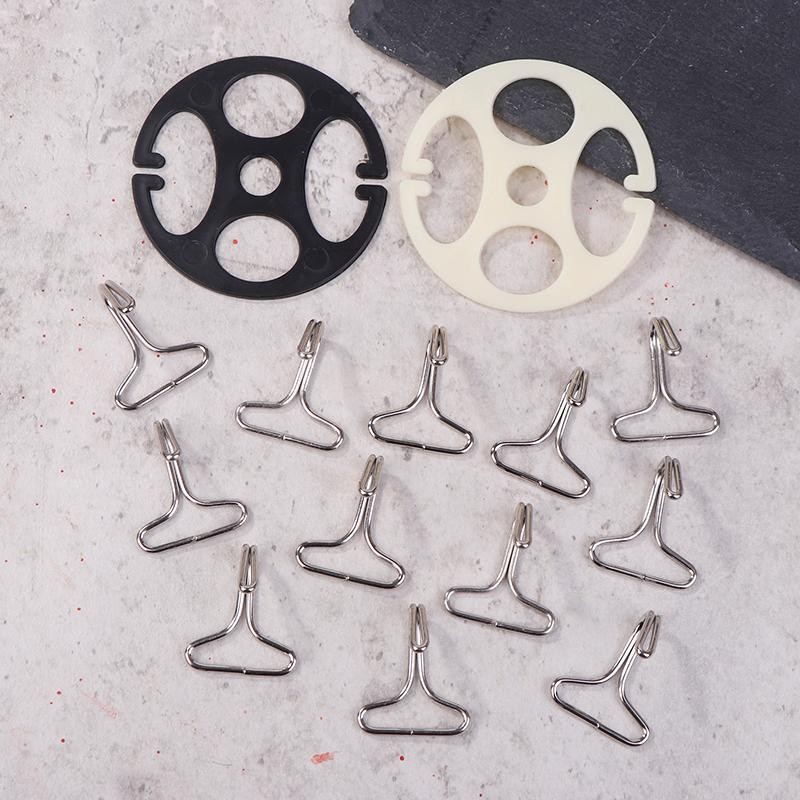 TMOY 24 Chiếc Bọc Ghế Ô Tô Tấm Mận Móc Kim Loại 12 Chiếc Nhựa Ghế Ô Tô Có Chuck Và 12 Chiếc Móc Kim Loại Khóa Kẹp Cho Ghế Ô Tô TCM