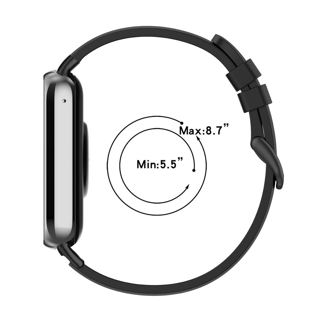 Dây đeo silicon cho Redmi Watch 4 / 5 / 6 vòng tay thể thao có thể thay thế cho Mi Band 9 Pro / 8 Pro