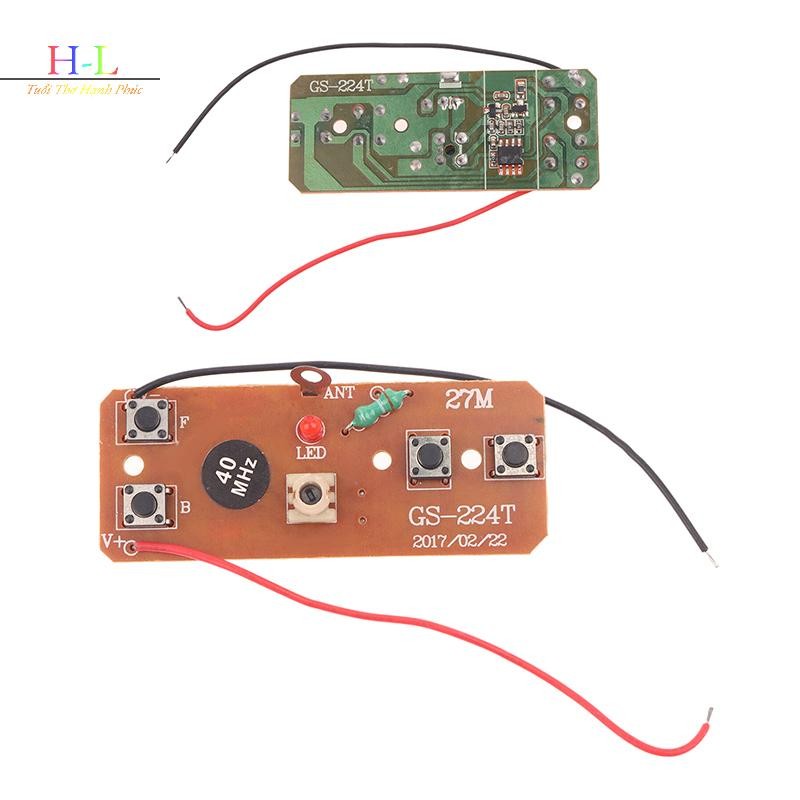 HL 1 Bộ Bảng Mạch 40M 4CH PCB Nhận Mô Đun Điều Khiển Cho Xe RC Phụ Kiện DIY RC Máy Bay Điều Khiển Từ Xa LMWU