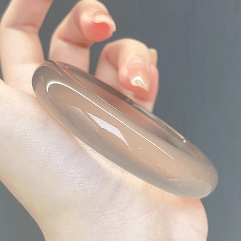 Vòng tay ngọc mã não dành cho nữ Vòng tay Chalcedony vàng sâm panh
