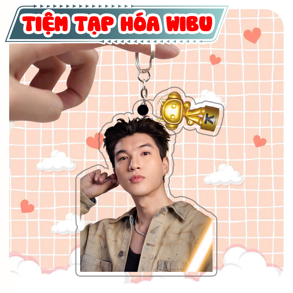 Móc Khoá Keychain Acrylic Hiếu Thứ Hai Quán Quân Anh Trai Say Hi Móc Khóa 2 Mảnh Hình Và Cúp Vàng Tiệm Tạp Hóa Wibu