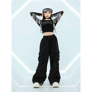 đồ nhảy cho bé gái Đồ Nhảy Hiphop Cho đồ biểu diễn cho bộ tập nhảy đồ nhảy hiện đại đồ biểu diễn cho bé gái Cô gái mặc trang phục rốn