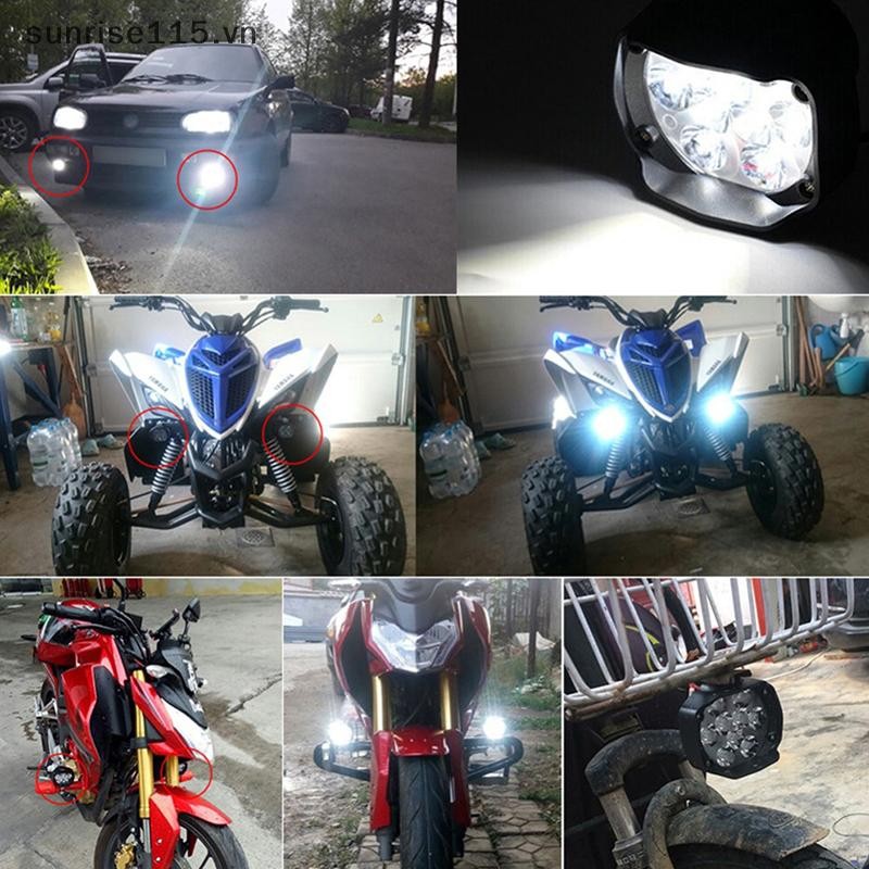 Đèn pha Led xe máy Srvn 1 9-85V Đèn LED sáng cao cho xe máy Moto Đèn LED lấy nét phía trước bên ngoài.
