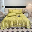 Bộ Chăn Ga Gối Phi Lụa Vân Chìm Màu Sắc Đơn Giản Nhưng Sang Trọng - MemMinbedding Luxury