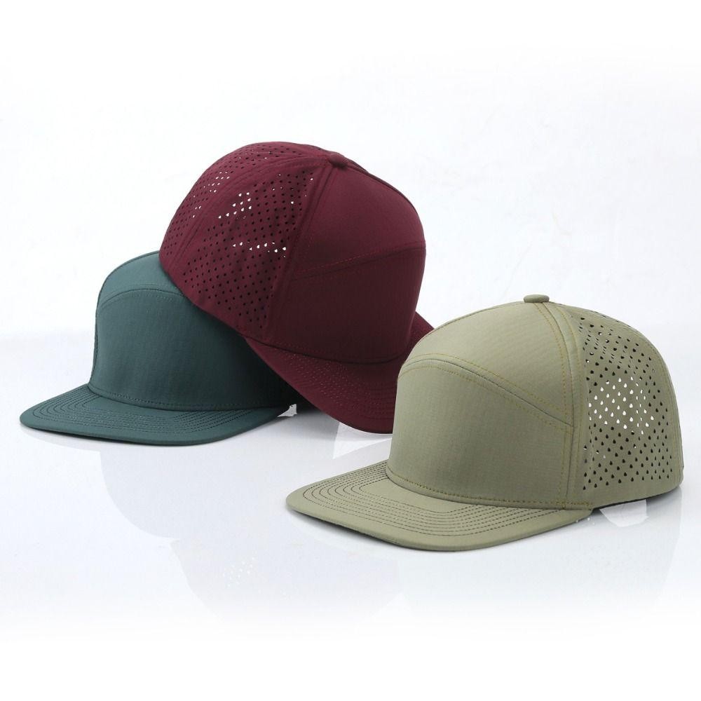 Mũ bóng chày MERIGGIARE, Mũ hông có thể điều chỉnh màu trơn, Mũ che nắng thoáng khí chất lượng cao Unisex