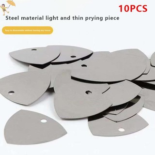 [Gou] 10 Tấm tháo gỡ bằng thép không gỉ linh hoạt siêu mỏng Thanh Pry Bar Crowbar LCD Máy tính Công cụ sửa chữa loại bỏ màn hình điện thoại di động VN