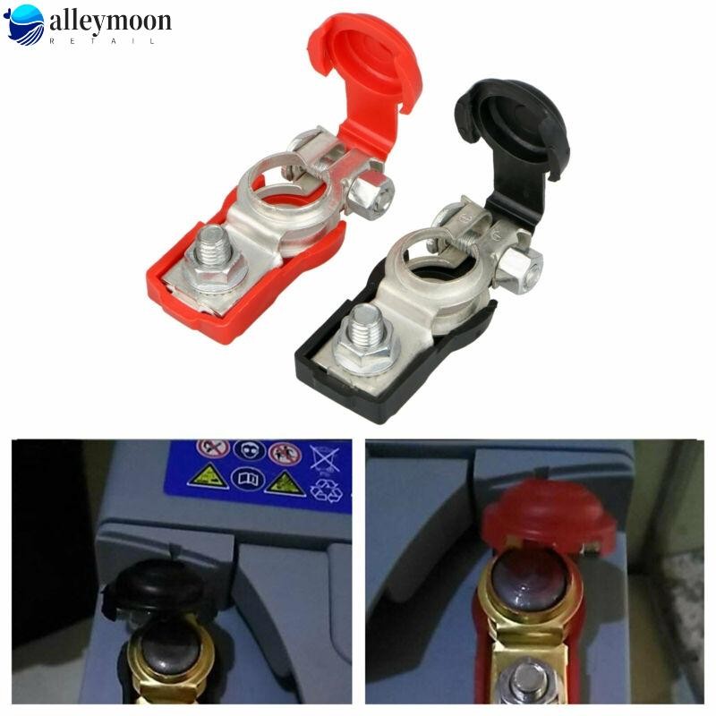 【LEYM】Battery terminal Top-Post 2pcs Battery Terminal Clamp Accessory Useful