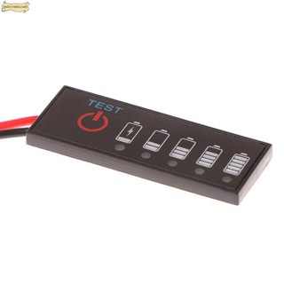Chỉ báo cấp độ sân vườn 18650 Máy đo công suất Lithium 2S-7S 7.4V-29.4V 15mA Mô-đun hiển thị mức Lithium mới