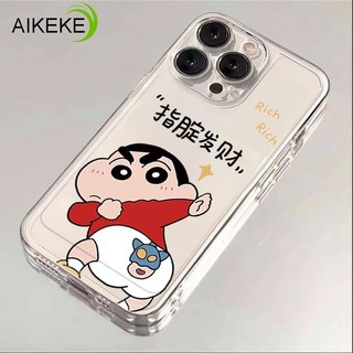 Vỏ Crayon Shin-chan Cho Redmi 13C Turbo 3 K70 K60 K50 K40 K30 Pro K70E K60E K50i K40S K30i K60 K50 K30 Ultra Gaming Case Hoạt Hình Dễ Thương Năm Mới Làm Giàu Vỏ Điện Thoại Mềm Trong Suốt