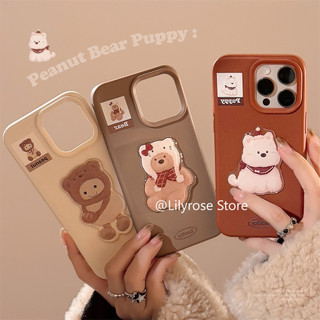 Vỏ JellyCat iPhone 11 12 13 14 15 16 Pro Max Silicon Mềm iPhone 16Plus Hồng Nâu Trắng Gấu Dễ Thương