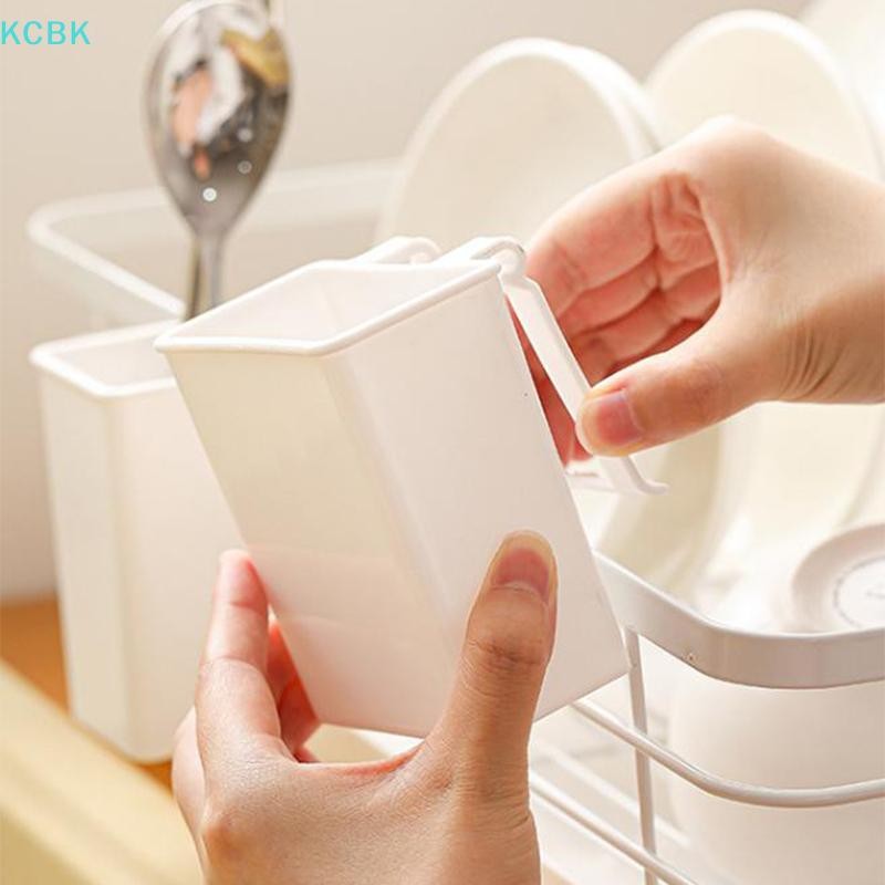 [Kc] Đồ dùng nhà bếp Giỏ đựng đũa bằng nhựa Treo tường Hộp đựng dao kéo Bộ đồ ăn nhà bếp Giỏ đựng thìa thoát nước [BK]