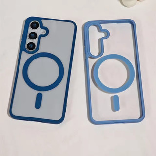 [Jlk] ốp lưng s26 ultra điện thoại trong suốt siêu từ tính S25 cho Samsung Galaxy S22 S23 S24 S25 Plus Ultra FE Vỏ Acrylic mỏng sạc không dây