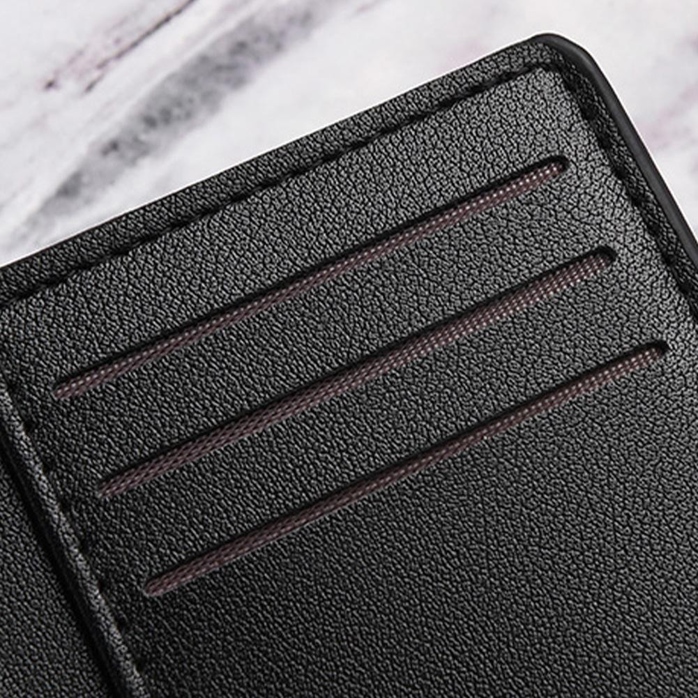 Ví Mini siêu mỏng nam phong cách ngắn gọn Ví da mềm hợp thời trang