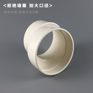 Nhà Vệ Sinh Sang Số Phụ Kiện Vệ Sinh pvc Cống Ống Sang Số 2.5cm5cm7.5 10cm Cực Lớn Chống Chặn WOFY