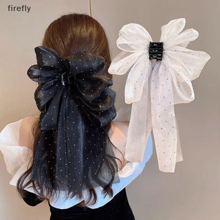 [Firefly] Kẹp Vuốt Tóc Nơ Lớn Thời Trang Siêu Cổ Tích Tính Khí Mũ Đội Đầu Nữ Phụ Kiện Tóc Ngọt Ngào [VN]