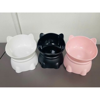 Bát ăn chống gù cho mèo chó nhựa PP an toàn, bảo vệ cột sống mèo ú Pet Kool