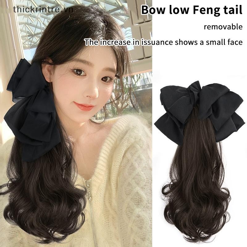 THI Tổng Hợp Dài Xoăn Tóc Nơ Tóc Tự Nhiên Tóc Lông Tơ Tóc Giả Phần Mở Rộng Tóc Giả Cho Nữ VN