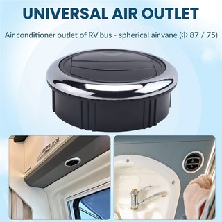 Núm kiểu 75MM A / C Lỗ thông hơi điều hòa không khí (Φ 87 / 75 / 22mm) cho RV Bus Car Boat