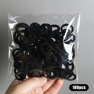 100 Chiếc Co Giãn Bé Gái Tóc Scrunchies Dây Buộc Tóc Phụ Kiện Tóc Thích Hợp Cho Bé Gái Nữ Sinh Viên