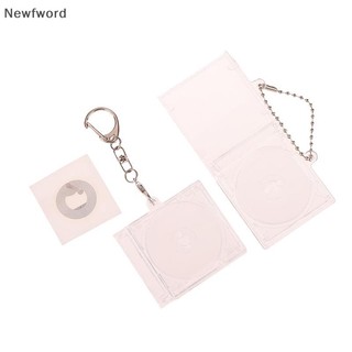 [Newfword] 1 Hộp CD Album Trống Cho DIY Ba Lô Trang Trí Móc Khóa Mặt Dây Chuyền PH