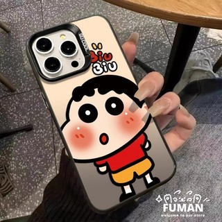 Vỏ Crayon Shin-chan dễ thương cho OPPO Realme Neo 7 GT6 GT5 P1 Pro 6i 5i 5s 5 Q5 C3 C1 Reno 6 5 Pro 5F 4F 4 Lite 5G 4G Vỏ bảo vệ ống kính Vỏ điện thoại chống rơi