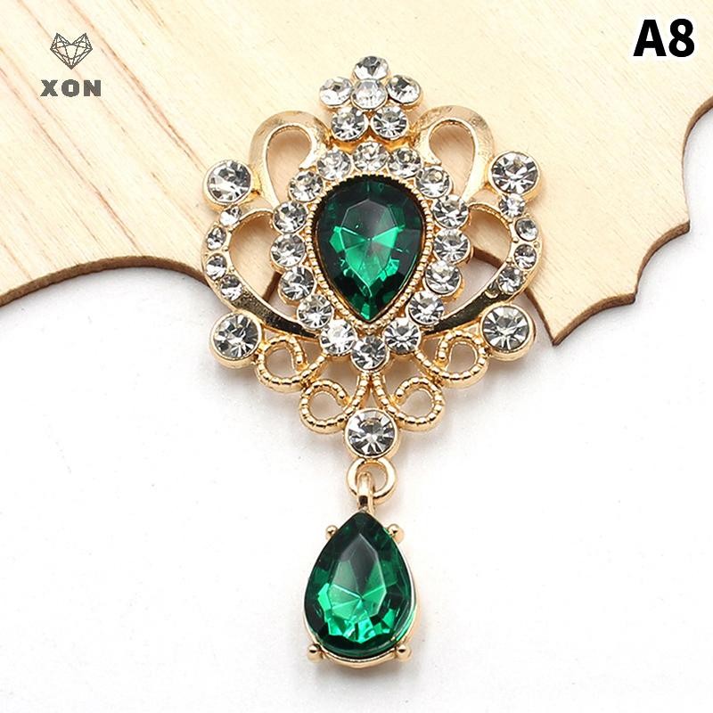 [XON] 32 * 60MM dành cho công việc Nút kim cương giả Tóc Manualidades Phụ kiện Diy Flat back Trâm Phụ kiện trang sức [VN]