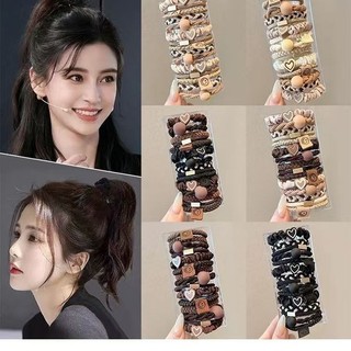 ✨Đa Màu Sắc Phù Hợp Với Dây Cường Lực Phối Trận Đấu Bền Đầu Tính Khí Đơn Giản Đuôi Ngựa Đầu Tóc-Tie Tóc Cao Cấp Tóc 25.5.9