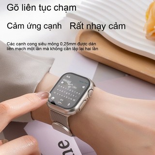 Ốp Apple Watch kính cường lực chống sốc chống trầy cho Series 10 9 8 7 6 5 4 SE 40 42 44 45 46 49mm