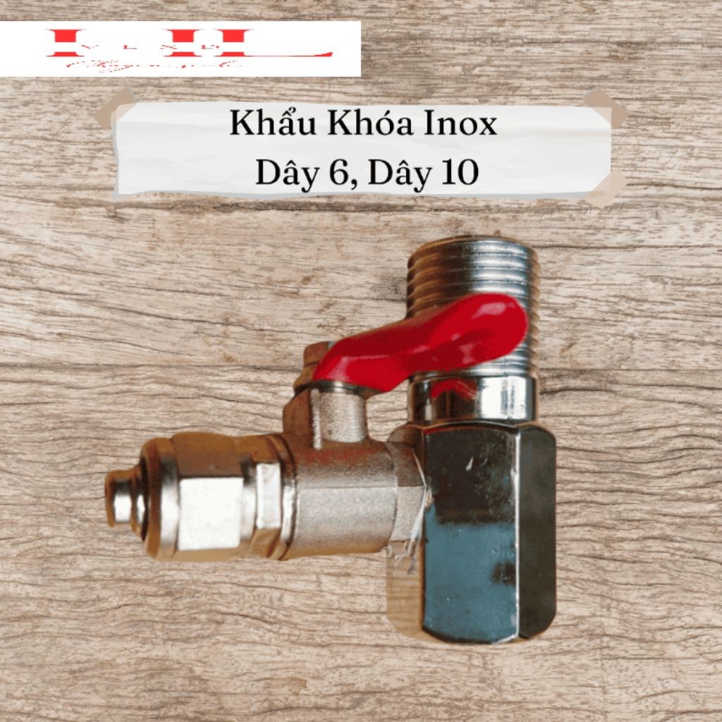 Van Khóa Chia Nước Inox 304 - Cấp Dây 10, Dây 6 Máy Lọc Nước RO ...