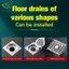 Thoát nước sàn chống mùi Silicone Vòi hoa sen thoát nước sàn Cắm chống côn trùng Chống mùi Kẹp tóc Cắm nhà bếp Phòng tắm Nhà vệ sinh cống VN